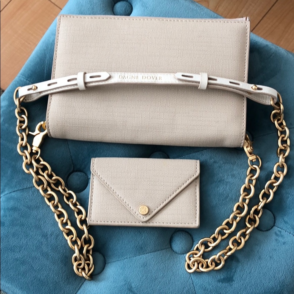 Dagne Dover crossbody clutch bag & card case
